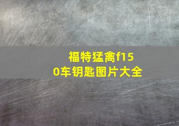 福特猛禽f150车钥匙图片大全