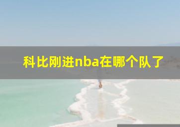 科比刚进nba在哪个队了