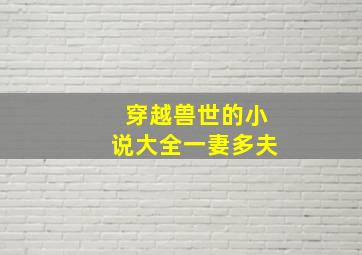 穿越兽世的小说大全一妻多夫