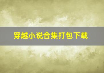 穿越小说合集打包下载