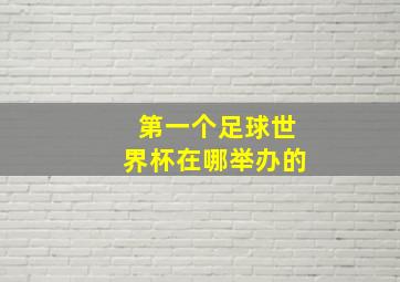 第一个足球世界杯在哪举办的