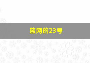 篮网的23号