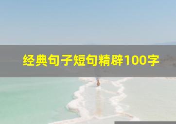 经典句子短句精辟100字