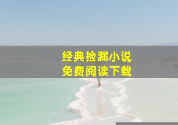 经典捡漏小说免费阅读下载