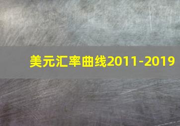 美元汇率曲线2011-2019