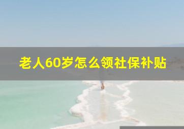 老人60岁怎么领社保补贴