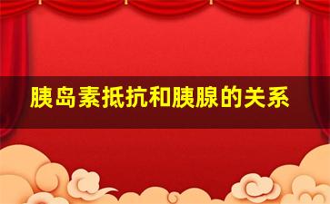 胰岛素抵抗和胰腺的关系