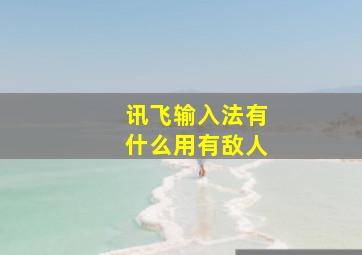 讯飞输入法有什么用有敌人