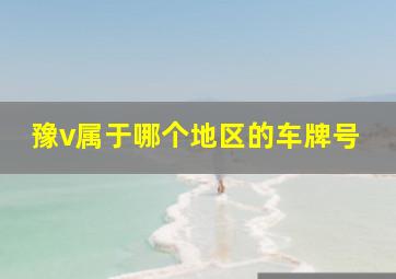 豫v属于哪个地区的车牌号