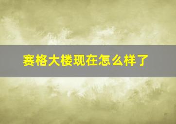 赛格大楼现在怎么样了