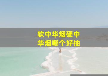 软中华烟硬中华烟哪个好抽