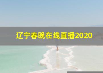 辽宁春晚在线直播2020