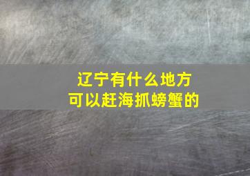 辽宁有什么地方可以赶海抓螃蟹的