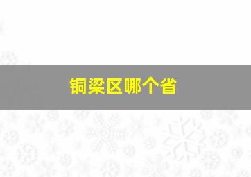 铜梁区哪个省