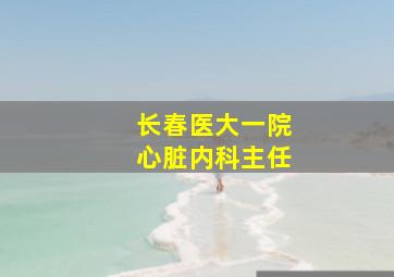 长春医大一院心脏内科主任