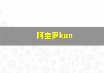 阿圭罗kun