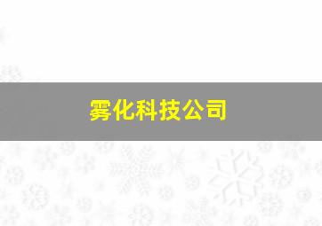 雾化科技公司