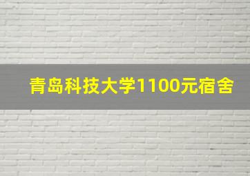 青岛科技大学1100元宿舍