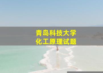 青岛科技大学化工原理试题