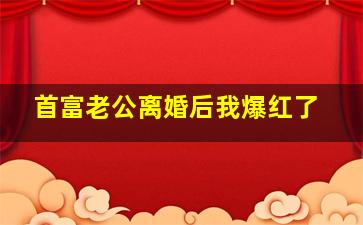 首富老公离婚后我爆红了