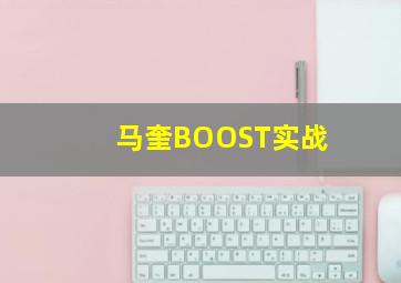 马奎BOOST实战