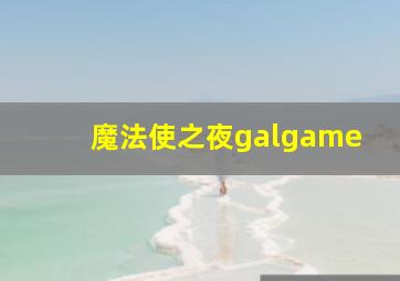 魔法使之夜galgame