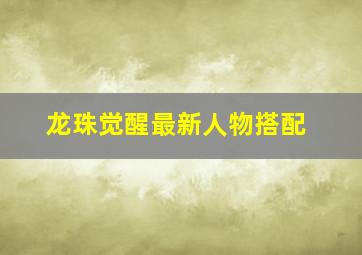 龙珠觉醒最新人物搭配